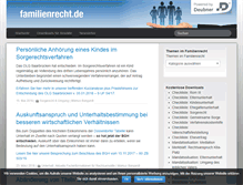 Tablet Screenshot of familienrecht.de